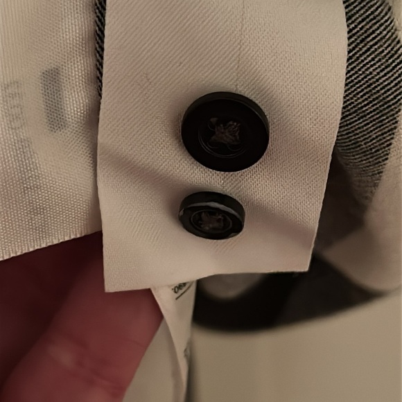 Levi’s men’s black and white plaid shirt, size S - Picture 7 of 8